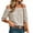 Brown, variant on Women's Mid Sleeved Top Baeitkot Women's Striped Elastic One Shoulder Off Shoulder Mid Sleeved Casual Shirt Pullover Top Gray XXL