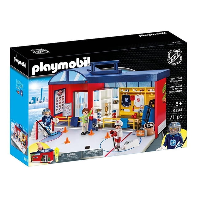 Set Playmobil NHL Maletín Arena de Hockey 71 Piezas