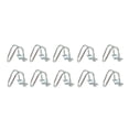 thumbnail image 1 of Weiweiguan 10Pcs Cross Tube Buckles Galvanized Steel Pipe Clips Practical Pipe U-Type Clips, 1 of 7