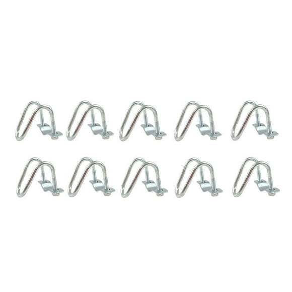 Weiweiguan 10 Pcs Boucles de Tube Croisé Clips de Tuyaux en Acier Galvanisé Clips en U Pratiques