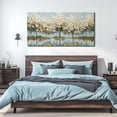 thumbnail image 5 of White Flower Tree Canvas Wall Art, Neutral Floral with Lake Reflection Print Wall Decor, 58x29 Inches Botanical Picture for Living Room Bedroom Farmhouse Home Decoration, 5 of 8
