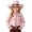 Pink, variant on Kids Western Cowboy Hat Playful Farmhouse Style Outdoor Sun For Boys And Girls Cute Fashion Little Rancher Summer Cap