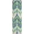 thumbnail image 2 of Addison Rugs Chantille Indoor/Outdoor Transitional Ikat Green Washable Runner Rug, 2'3" x 7'6", 2 of 6