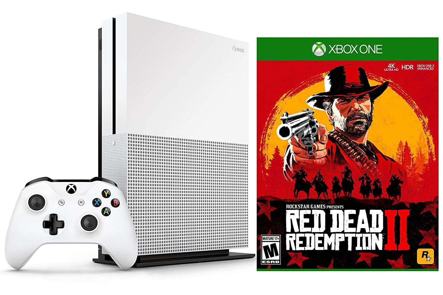 Tenslotte Ansichtkaart Intiem Microsoft Xbox One S Red Dead Redemption 2 Bundle: Xbox One S 1TB 4K  Entertainment Console with Red Dead Redemption 2 - Walmart.com