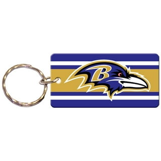 : Aminco NFL Baltimore Ravens Deluxe Wristlet Keychain : Sports  & Outdoors