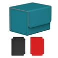 thumbnail image 1 of Estuche para tarjetas con cierre magnético, capacidad para 100 tarjetas, pasatiempos de juguete para tarjetas de recolección resistentes Azul, 1 of 8
