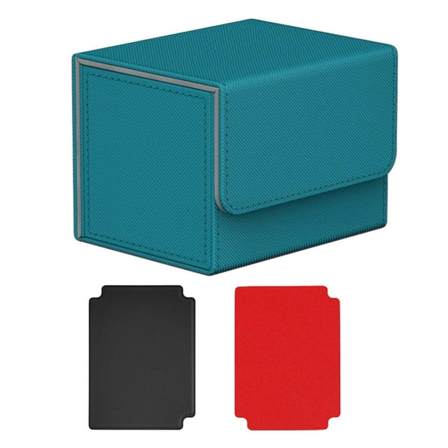 Estuche para tarjetas shamjiam Caja de naipes coleccionable organización de dados tarjeta TCG azul