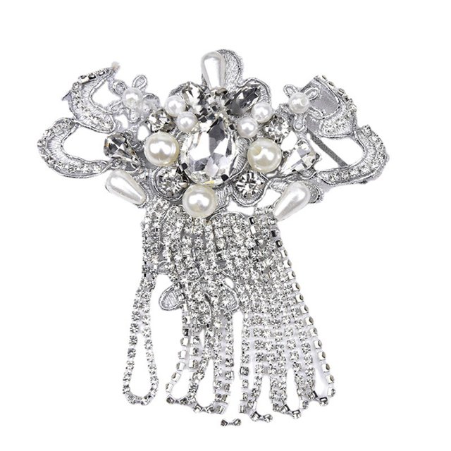 Minnieouse Parches para coser para mujer, hebillas decorativas de flores de cristal, decoración de zapatos de lentejuelas de diamantes de imitación de Accesorios de calzado Minnieouse AP012170-00