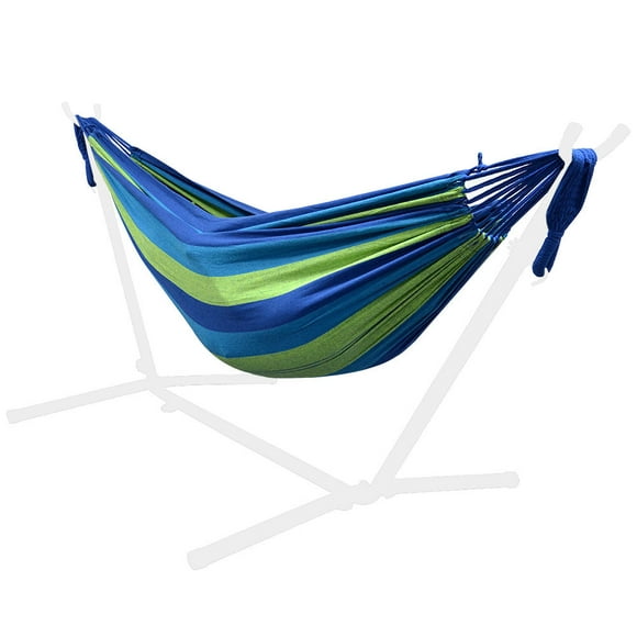 280 x 150cm Double Hammock,  Replacement Hammock for 9ft Double Hammock (Blue, Without the Stand)