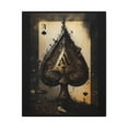 thumbnail image 3 of Ace Of Spades Vintage Playing Card Canvas Wall Art for Home Decor Ready-to-Hang, 3 of 18