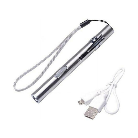 10000Lumens Super Bright Led USB Rechargeable Pen Pocket Torch Lamp Portable 202 P3G0