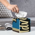 thumbnail image 5 of Goofa Adventure Awaits Tissue Box Cover PVC Leather Tissue Holder Square Facial Tissue Case Facial Paper Organizer Dispenser for Bathroom, Vanity Countertop, 5 of 8