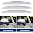 thumbnail image 3 of 4pcs Car Door Edge Anti-collision Strips Universal For Rear View Mirror Door Handles Protection, 3 of 5