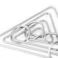 thumbnail image 3 of Challenging Metal Triangular Ring Puzzle Brain Teaser Game for Adults Kids, 3 of 6