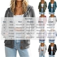 thumbnail image 4 of AnuYalue Button Up Hoodies for Women Lightweight Ribbed Long Sleeve Cardigan Sweater Jacket with Pockets, 4 of 9