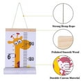 thumbnail image 5 of Creative Giraffe Height Growth Chart for Kids  Wall Hanging Measuring Ruler for Kids  Removable Canvas Wall Ruler, 5 of 5