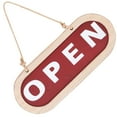 thumbnail image 1 of BESTYASH Panneau Ouvert Fermé pour Porte d'Entreprise en Bois Information Client Lot de 1, 1 of 5