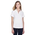 thumbnail image 1 of The Ash City - North End Ladies' Recycled Polyester Performance PiquÃ© Polo - WHITE 701 - L, 1 of 2