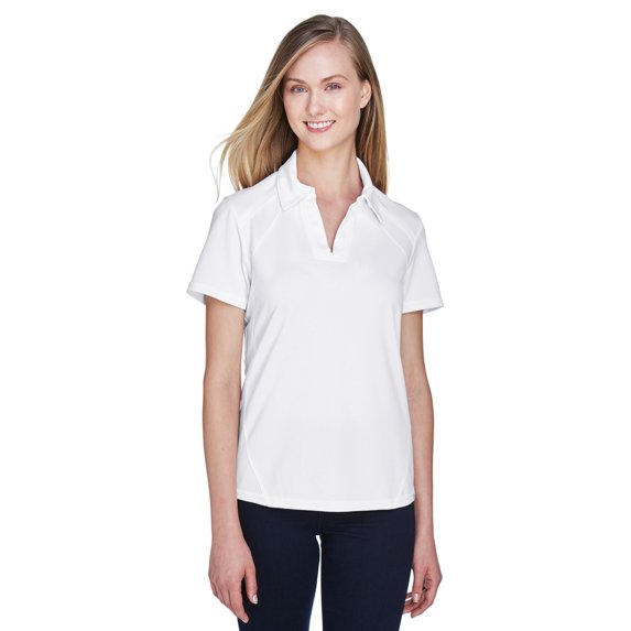 The Ash City - North End Ladies' Recycled Polyester Performance Piqué Polo - WHITE 701 - L