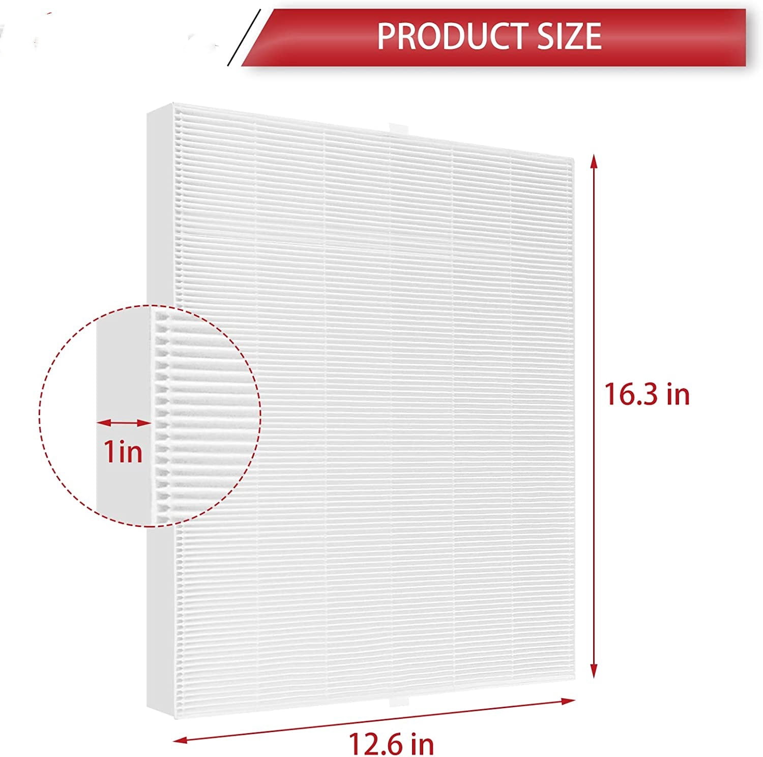 Hepa Replacement Filter H 116130 for Winix 5500-2 Air Purifier HEPA Filter and Activated Carbon Filter Combo Pack, Replacement Part 116130