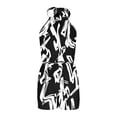 thumbnail image 6 of Purcolt Women's Summer Beach Jumpsuit Halter Neck Sleeveless Wide Leg Shorts Jumpsuit Romper One Piece Outfits, 6 of 8
