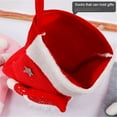 thumbnail image 4 of Odeerbi Christmas Stocking Fashion Christmas Socks Gift Bag Christmas Pattern Christmas Decoration Goodybag Pink, 4 of 5