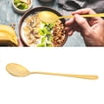 thumbnail image 4 of Gold Soup Spoon, Portable Rust Prevention Gold Table Spoon Elegant  For Restaurants, 4 of 8