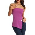 thumbnail image 3 of Verano Sexy Tube Tops Mujeres europeas Chaleco sin mangas Ropa femenina (Rose Red M) FLhrweasw Para estrenar, 3 of 8