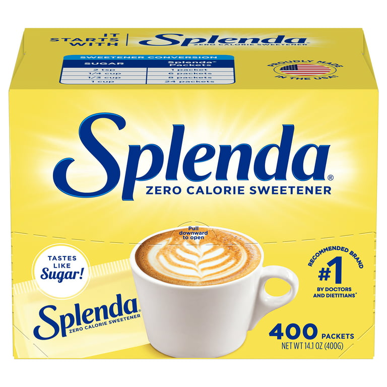 Splenda Zero Calorie Sweetener, Sugar Substitute Packets - 400 Ct. 