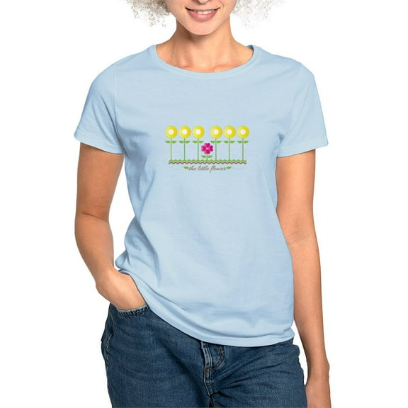 CafePress - The Little Flower T Shirt - Women's Classic T-Shirt