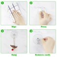 thumbnail image 5 of Ganchos de ventosa, ventosas transparentes con ganchos de metal, ventosa grande para cocina, baño, ducha, pared, ventana, puerta, paquete de 8, 5 of 5