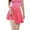 Light Pink-a, variant on QHFBli Womens Basic Versatile Casual Stretchy Flared Pleated Mini Skater Skirt with Shorts