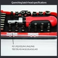 thumbnail image 4 of PEONAVET The Toolbox 30 Pcs / Ensemble de Bits/sockets / avec Poignée à Cliquet pour Bits, Réversible / 30 Pcs., 4 of 8