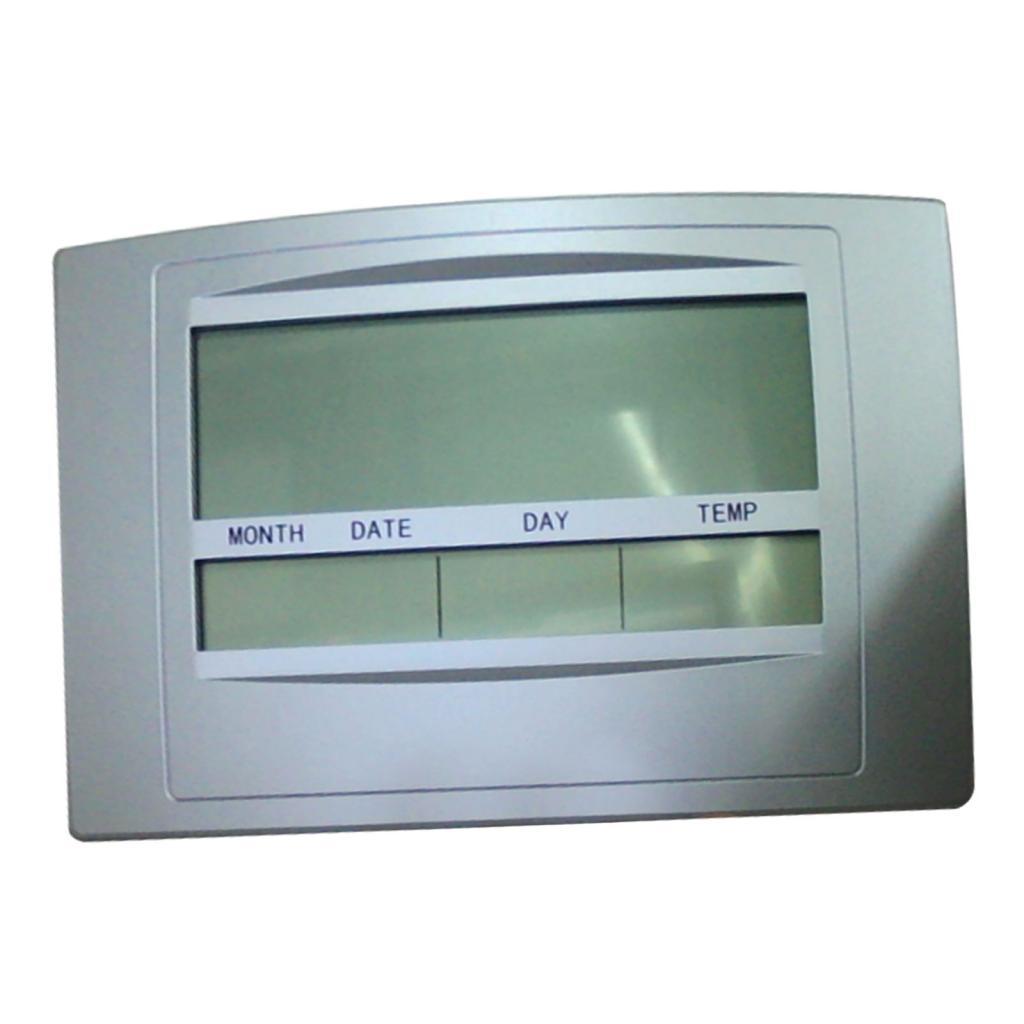Fashion LCD Screen Digital Table Wall Clock Indoor Temperature Meter Calender Clock