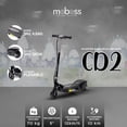 thumbnail image 2 of Scooter Electrico Infantil Plegable Moboss CD2 Negro, 2 of 9