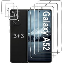 [3 3 Pack] Galaxy A52 5G Screen Protector   Camera Lens Protector, 9H Tempered Glass Film, HD Screen Protector for Samsung Galaxy A52 5G/4G/A52s 5G