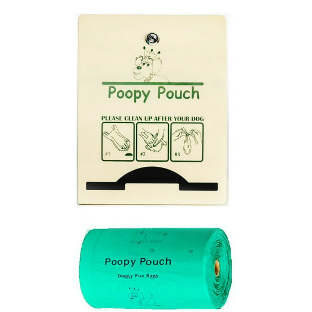 Poopy Pouch Express Indoor/Outdoor Mountable Dog Waste Bag Dispenser