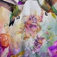 thumbnail image 5 of Orinice Bird Shower Curtain, Floral Bird Shower Curtain, Leaf Shower Curtain Waterproof Polyester Fabric Shower Curtain Set with 12 Hooks Bathroom Decor,  36x72, 5 of 7