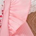 thumbnail image 4 of Vestido de Manga Larga para Niñas con Estampado de Corazón Falda de Dos Piezas Vestido de Princesa de Moda para Niñas Pequeñas, 4 of 8