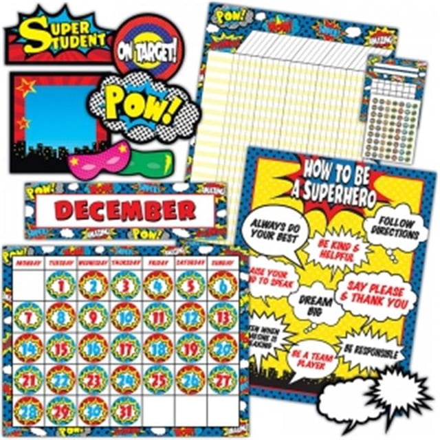 Teacher Created Resources Superhero Classroom Set