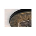 thumbnail image 3 of Lucas McKearn Navarre 14" 3-light Metal Flush Mount in Matte Black/Gray, 3 of 4