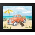 thumbnail image 2 of Brent, Paul 14x12 Black Modern Framed Museum Art Print Titled - Beach Truck II, 2 of 5