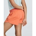 thumbnail image 5 of Real Essentials 4 Pack: Girls Athletic Performance Running Shorts with Drawstring & Pockets, 5 of 6