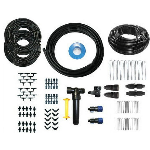 "DripWorks 1/2"" Sprinkler to Drip Irrigation Conversion Kit for Beds, Borders, and Planting"