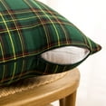 thumbnail image 4 of Fundas de almohada decorativas AQOTHES 45 x 45 cm, diseño navideño a cuadros, 4 of 6