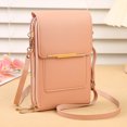 thumbnail image 5 of Monedero pequeño para teléfono de mujer, bolso de mano con pantalla, cartera con ranuras para tarjetas, 5 of 5