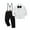 White, variant on CARETOO Toddler Baby Boys Clothes Outfits Long Sleeve Formal Dress Shirt Bow Tie Suspender Pants 3pcs