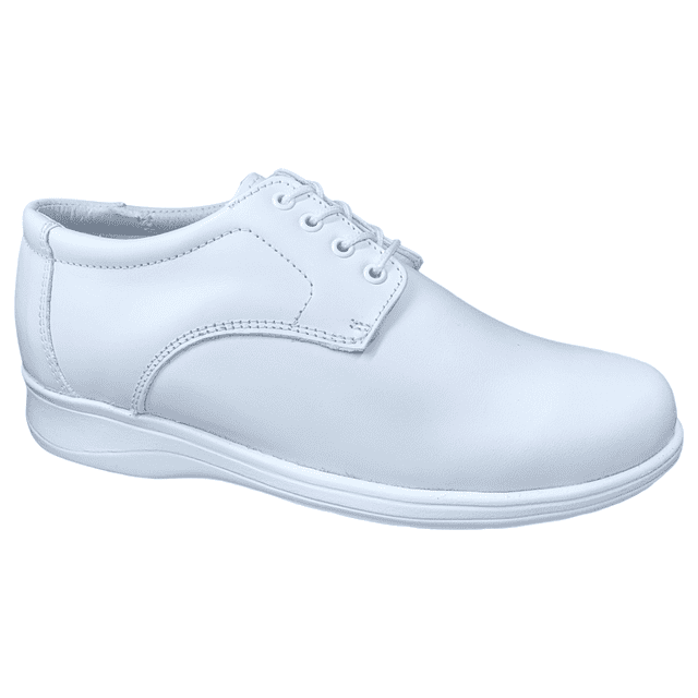 Zapatos De Enfermera Blancos De Piel Para Mujer Ideal Para Guarderias Clinico Restaurantes y Hoteles