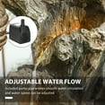 thumbnail image 4 of Outsunny 22.4" Outdoor Water Fountain, 3-Tier Floor Standing Resin Bears and Honey Beehive Tree Waterfall Fountain with LED Lights, Pump, 4 of 9