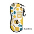 thumbnail image 3 of ZICANCN Sunglasses Soft Case, Cartoon Bees Honey Animals Neoprene Zipper Eyeglass Case for Men Women, 3 of 9